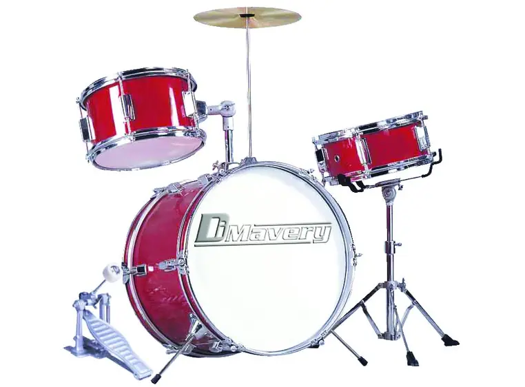 DIMAVERY JDS-203 Kids Drum Set, red 